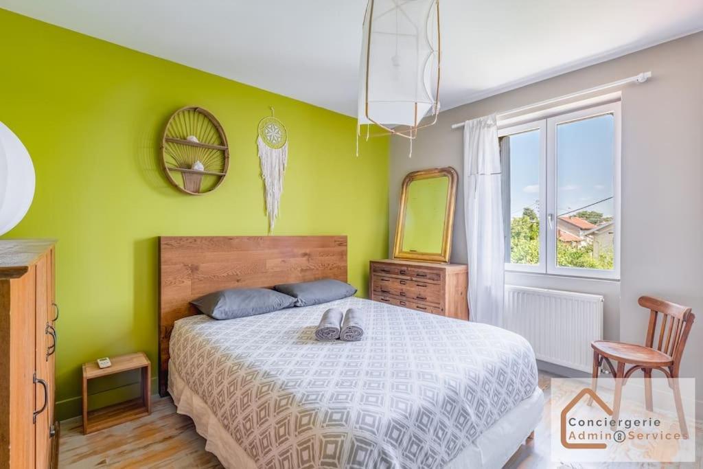 Maison A Lyon Parilly Avec Piscine, Jardin, Parking Prive & Proche Eurexpo Vénissieux Kültér fotó