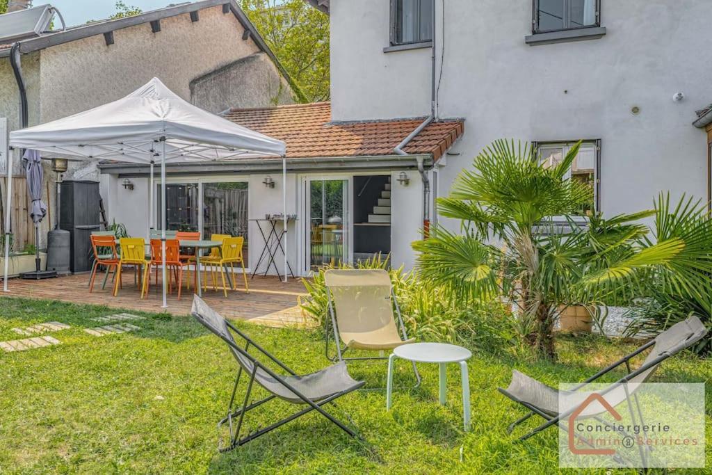 Maison A Lyon Parilly Avec Piscine, Jardin, Parking Prive & Proche Eurexpo Vénissieux Kültér fotó
